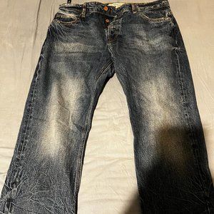 Guess Jeans Original Navy Blue Mens W 34 Regular Straight